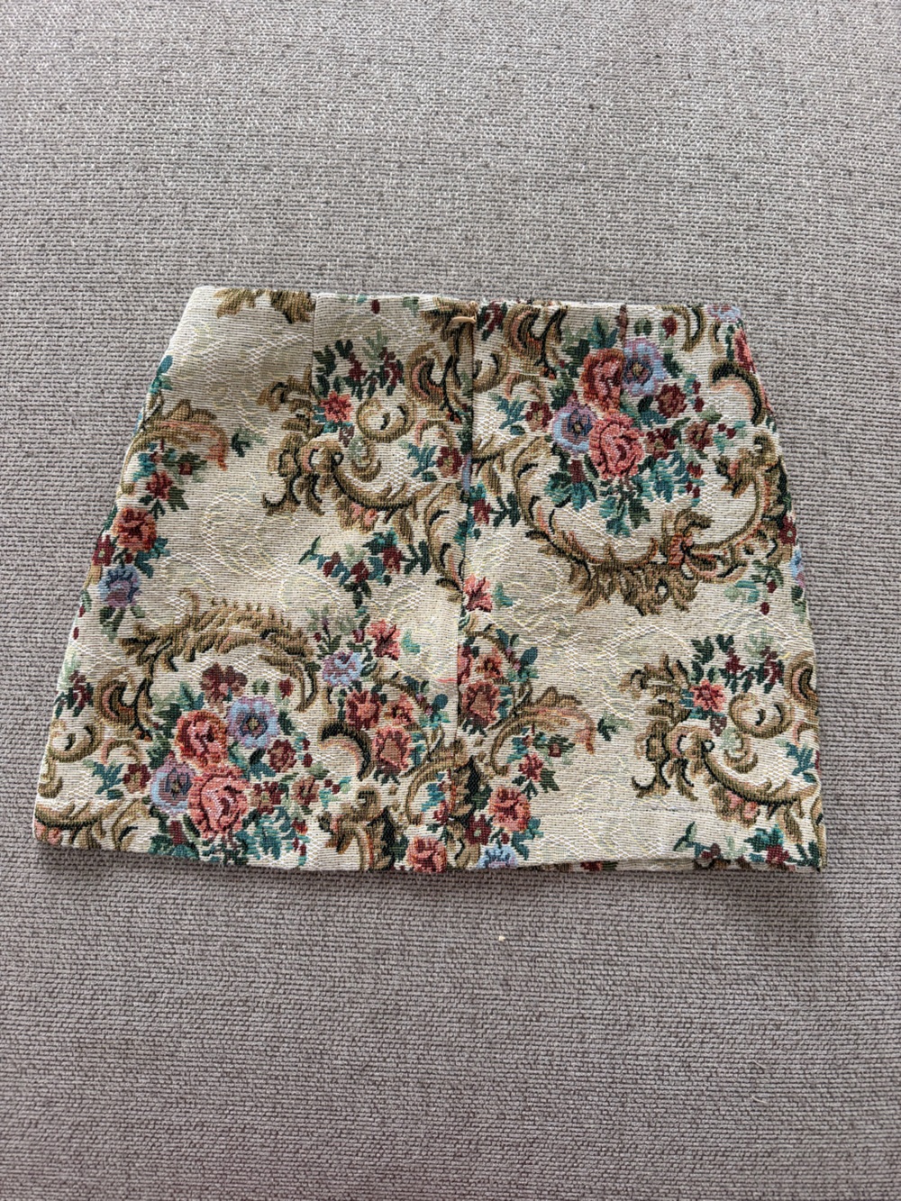 Princess Polly Floral Tapestry Mini Skirt